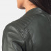 Kelsee Green Leather Jacket